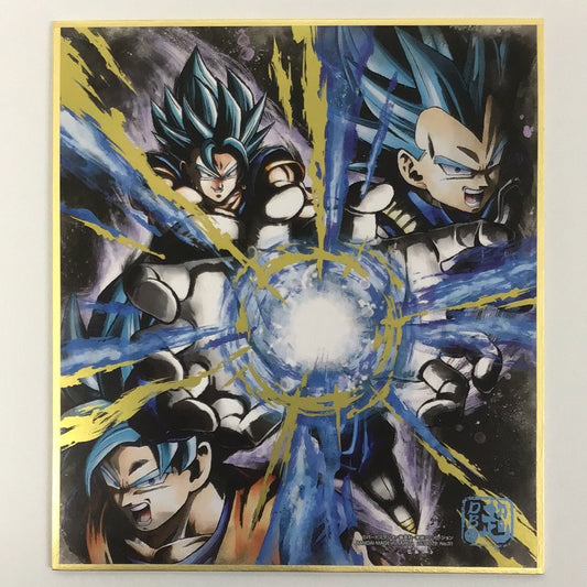 ドラゴンボール 色紙 ART RAGING2 超サイヤ人ゴッド超サイヤ人 ベジット