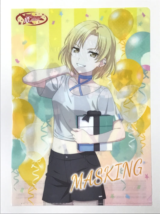 BanG Dream×ファミリーマート 描き下ろしA4サイズクリアファイル 景品3 マスキング