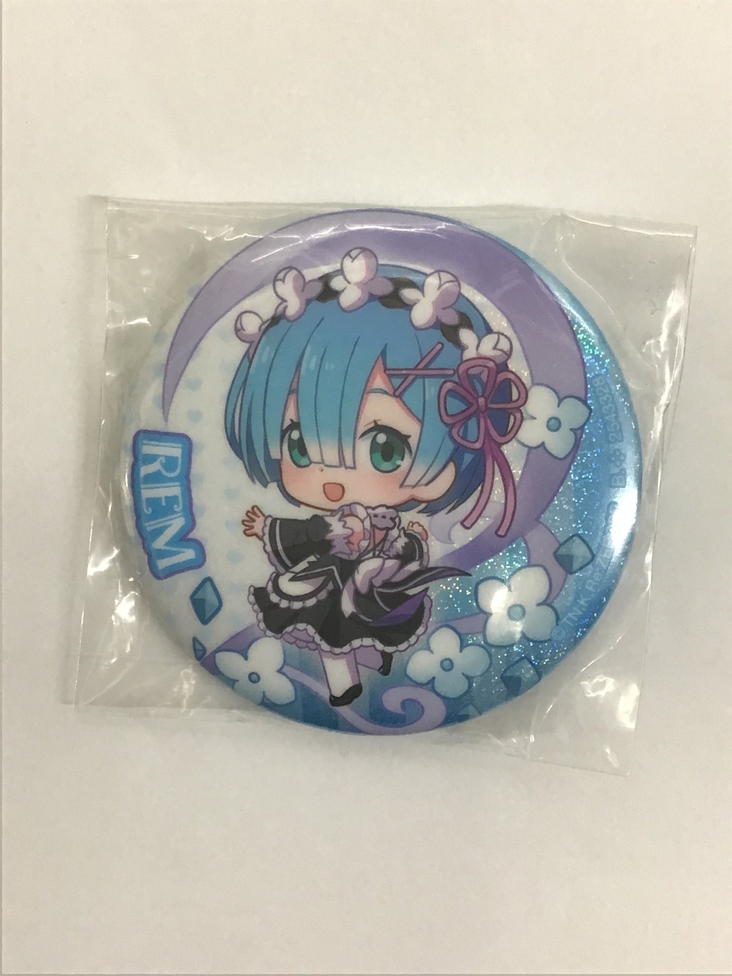 Re:ZERO -Starting Life in Another World- Rem & Ram Aso-to 4 C Prize Can Badge Rem B