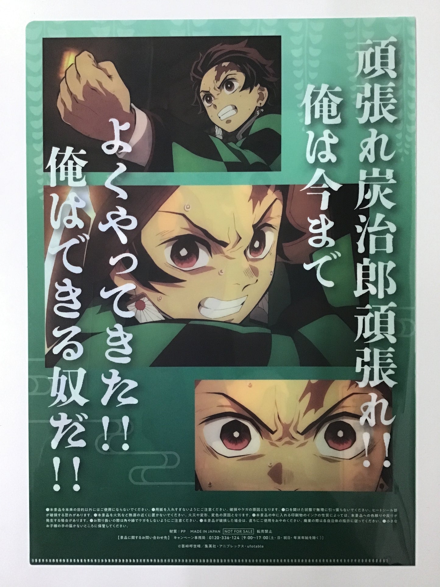 Demon Slayer: Kimetsu no Yaiba x FamilyMart: Take a Break with Tanjiro and Friends at FamilyMart - Original Illustrated Clear File - Tanjiro Kamado