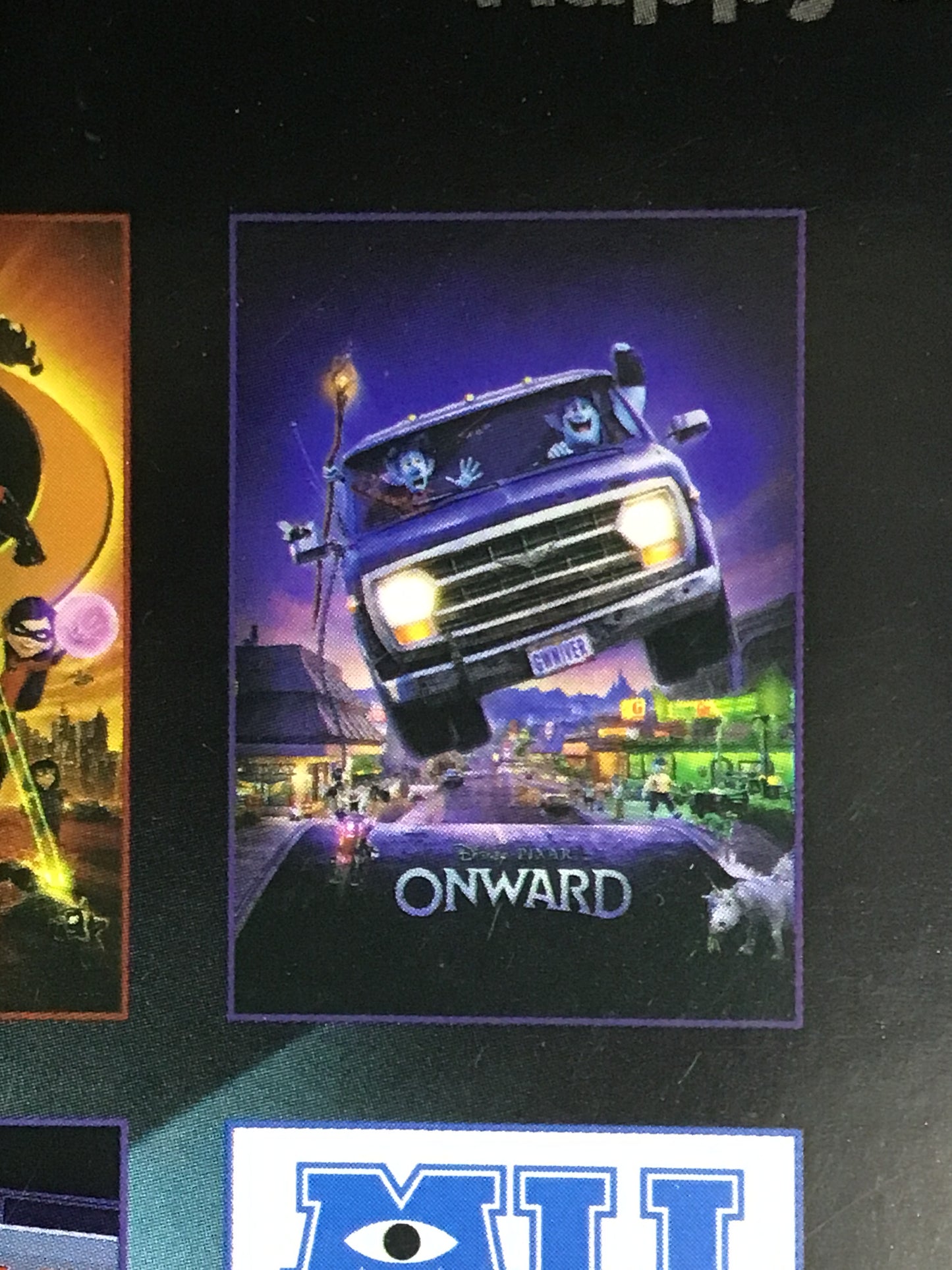 Happy Kuji PIXAR I Prize Fabric Poster - Onward