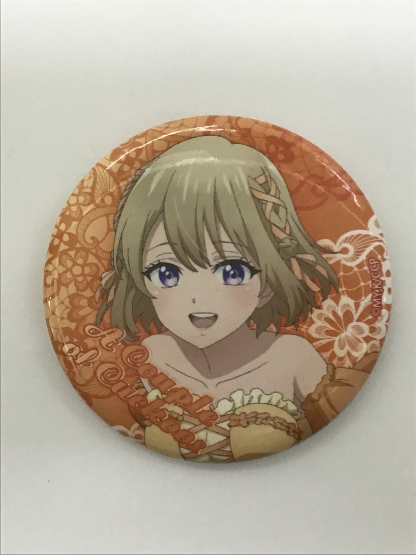 A Couple of Cuckoos Party Dress Style Tin Badge Sachi Umino