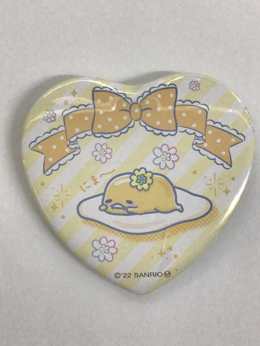 サンリオ キャラクター シークレット ハート型缶バッジ ぐでたま