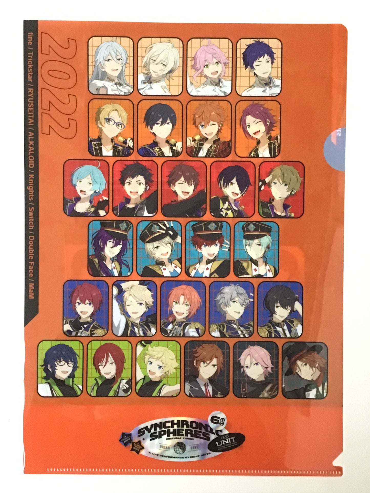 あんさんぶるスターズ! DREAM LIVE ローソン オリジナルクリアファイル 1 1st Tour "Morning Star!"/6th Tour "Synchronic Spheres"