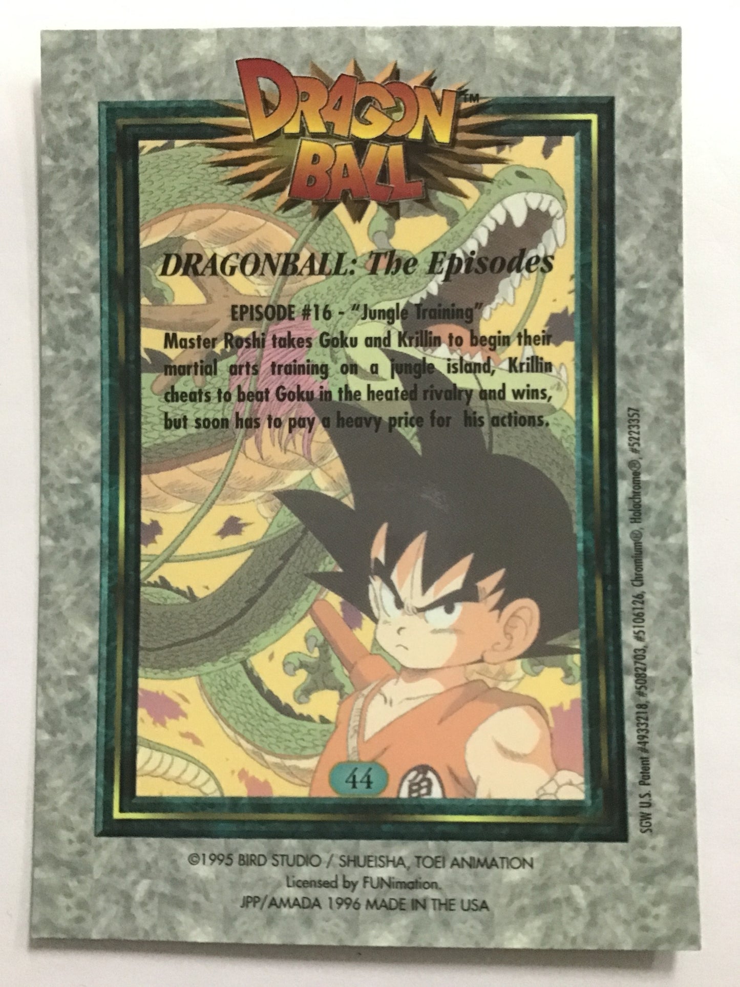 ドラゴンボール トレーディングコレクション アマダ USA版 44 孫悟空