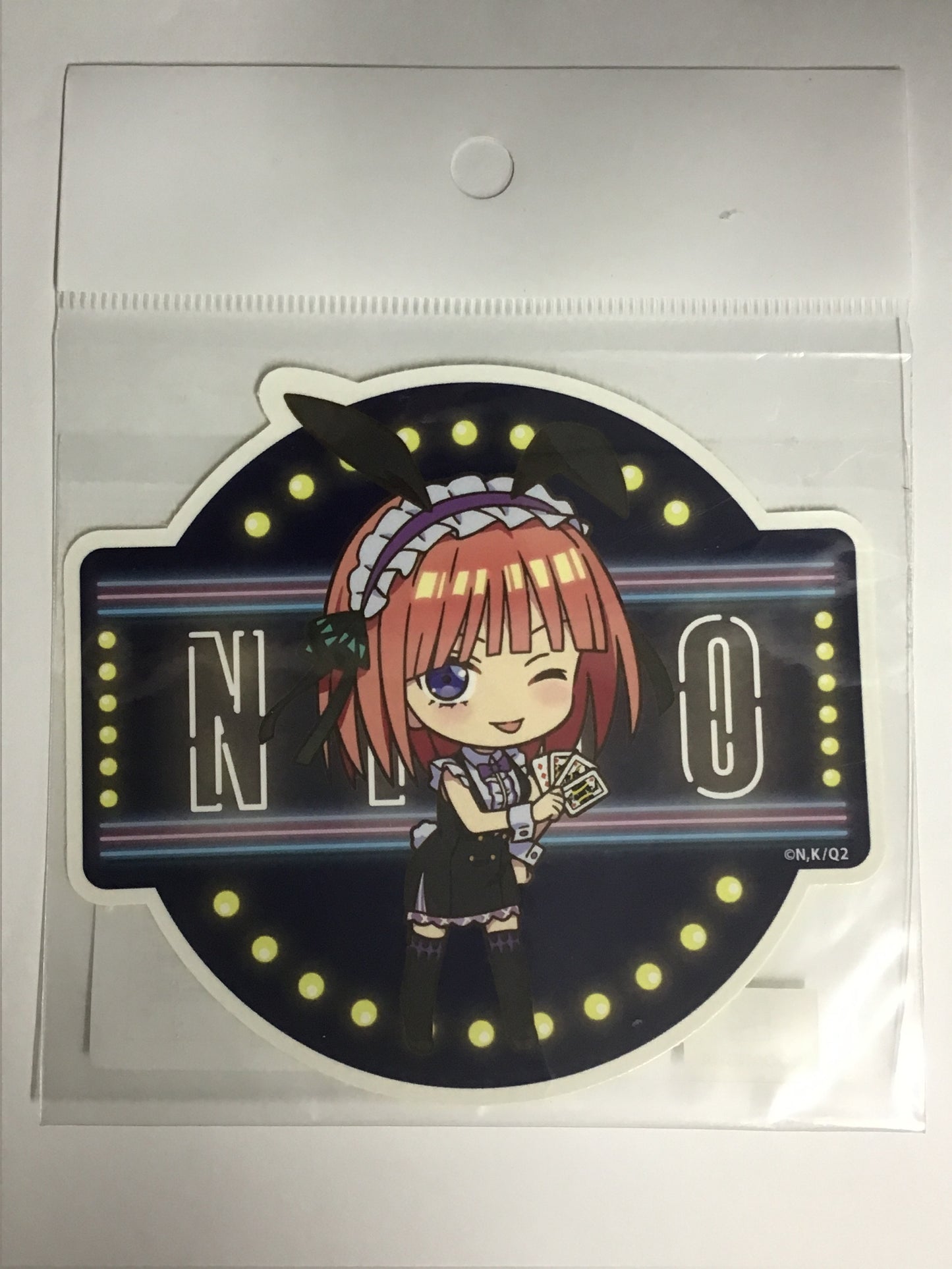 TV Anime The Quintessential Quintuplets ∬ Die-Cut Sticker Nino Nakano Casino ver.
