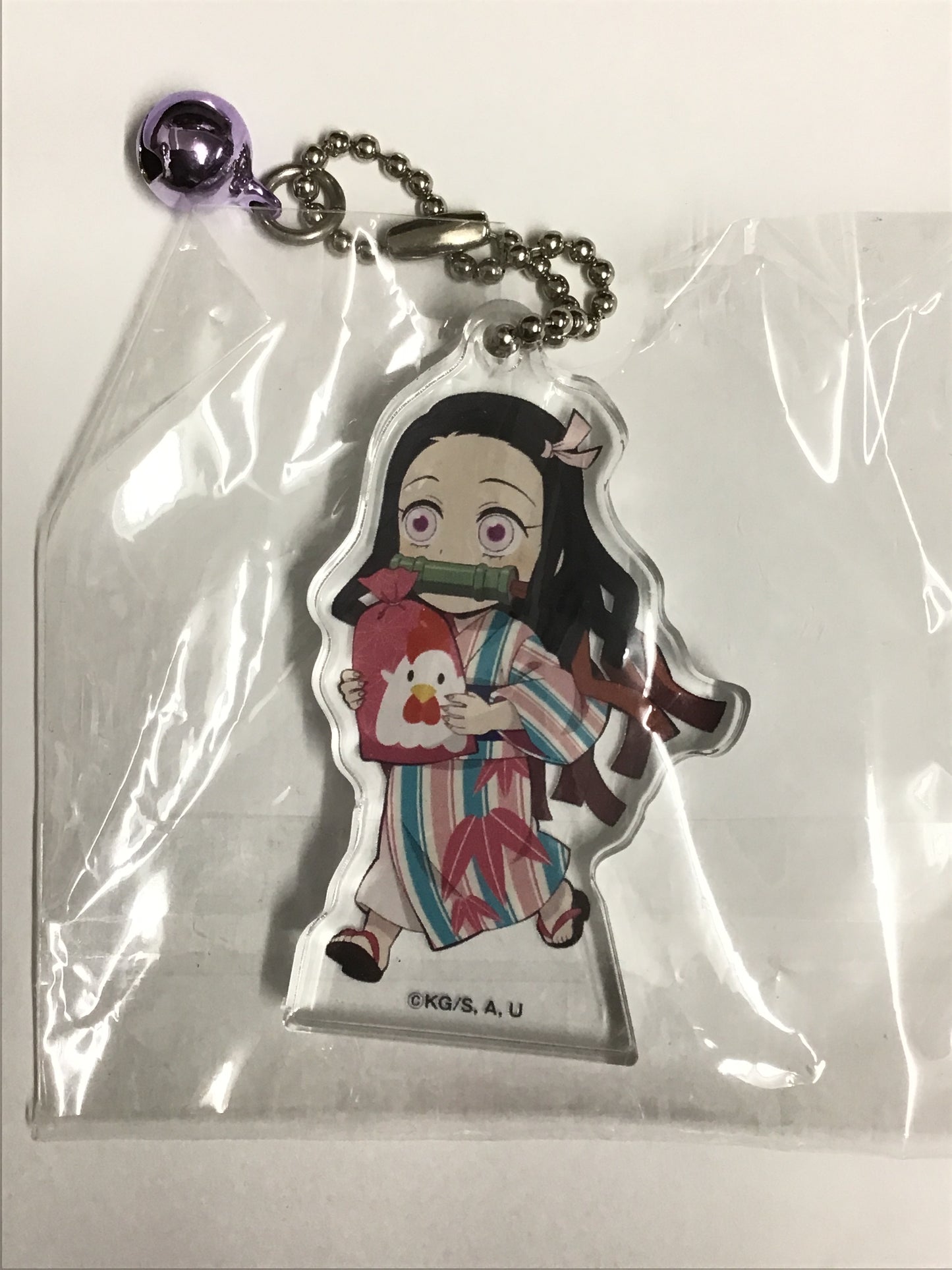 Demon Slayer: Kimetsu no Yaiba x Lawson Demon Slayer Campaign Extra Thick Acrylic Keychain - Nezuko Kamado