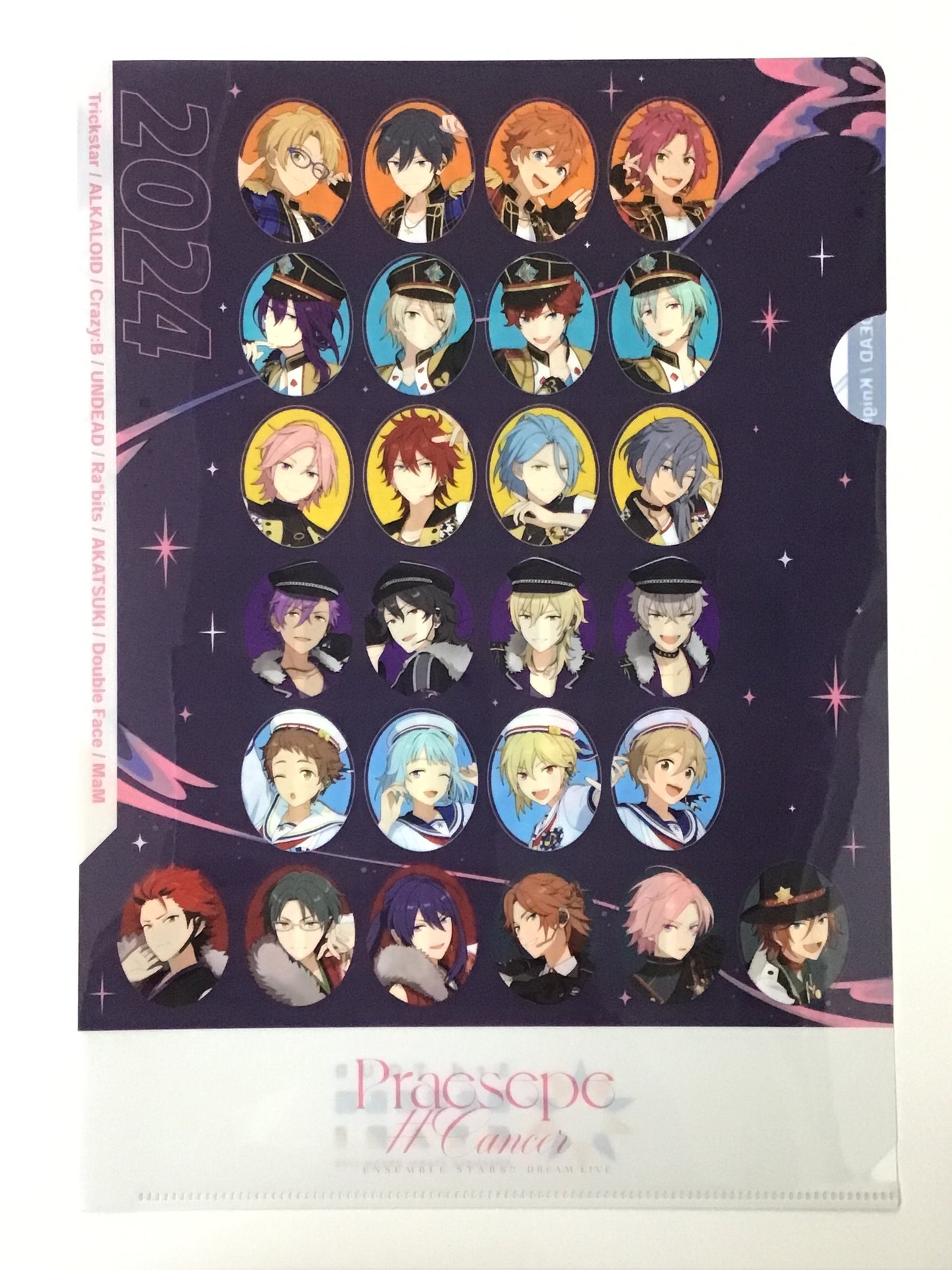 あんさんぶるスターズ! DREAM LIVE ローソン オリジナルクリアファイル 3 3rd Tour "Double Star!"/8th Tour "Praesepe Cancer"