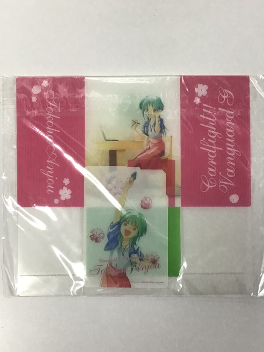 カードファイト ヴァンガード ゲット! トレジャーキャンペーン 組立式デッキホルダー 安城トコハ+特製セパレーター