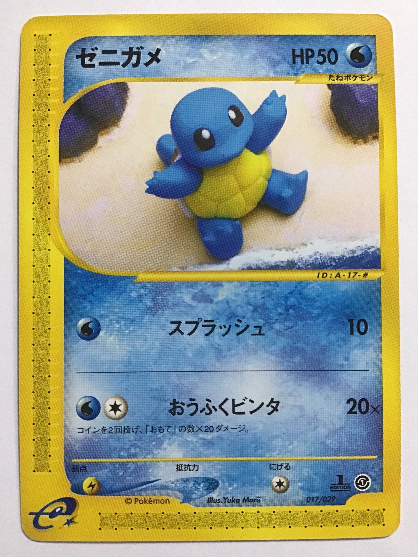 Squirtle/Squirtle/SQUIRTLE - 017/029 /- (1ED)