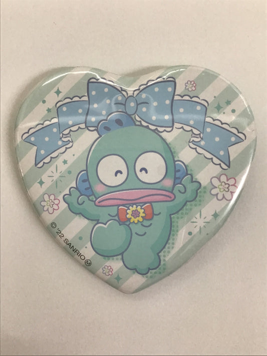 サンリオ キャラクター シークレット ハート型缶バッジ ハンギョドン