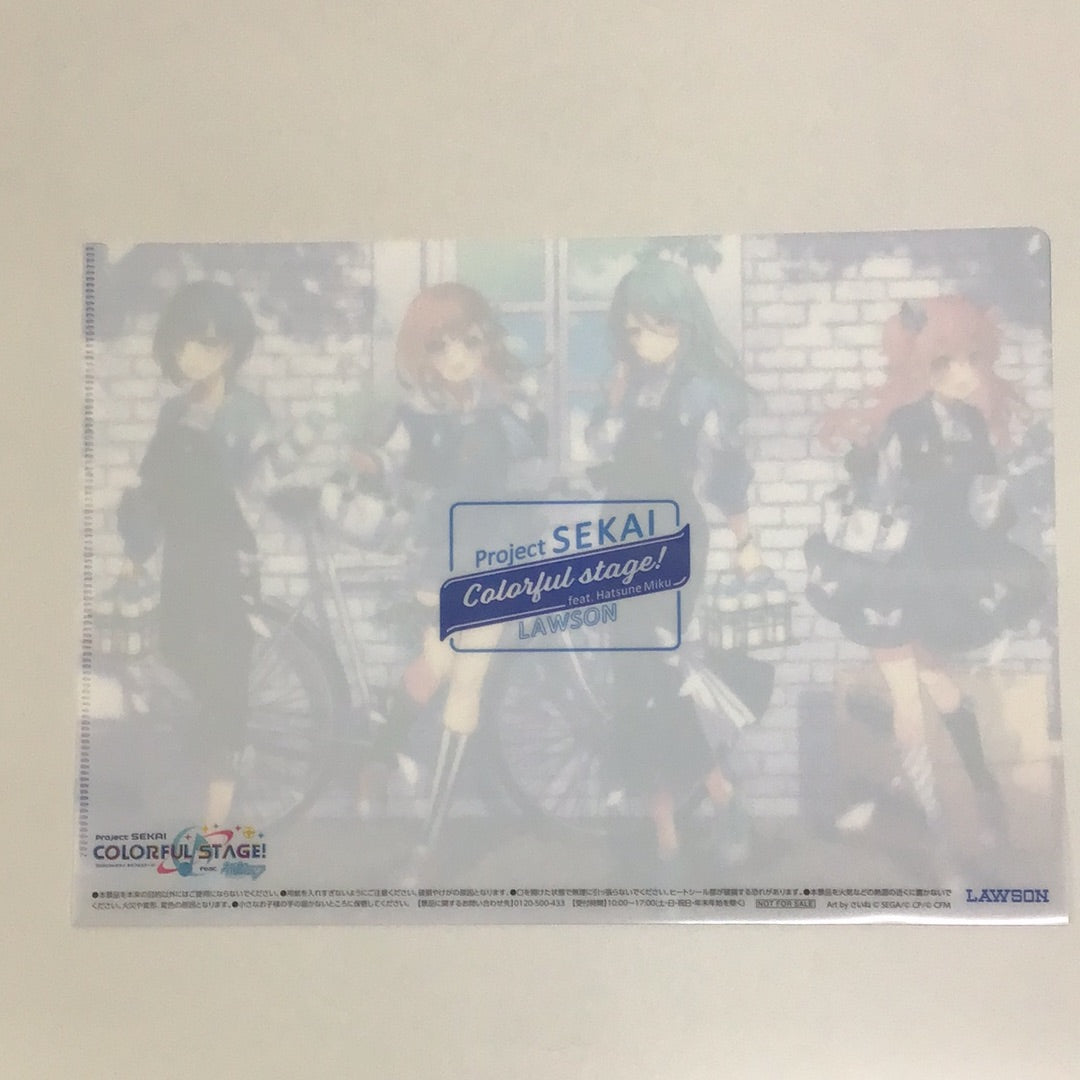 Project SEKAI COLORFUL STAGE! feat. Hatsune Miku Lawson Original Clear File MORE MORE JUMP!