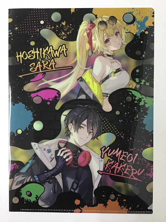 にじさんじ WORLD TOUR 2025 Singin' in the Rainbow 福岡公演 ローソン オリジナルクリアファイル 星川サラ&夢追翔