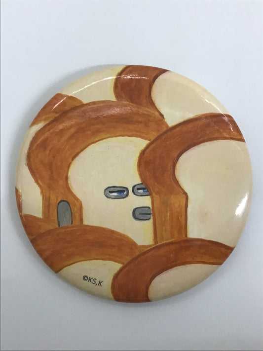 パンどろぼう 缶バッジ かくれみのじゅつ