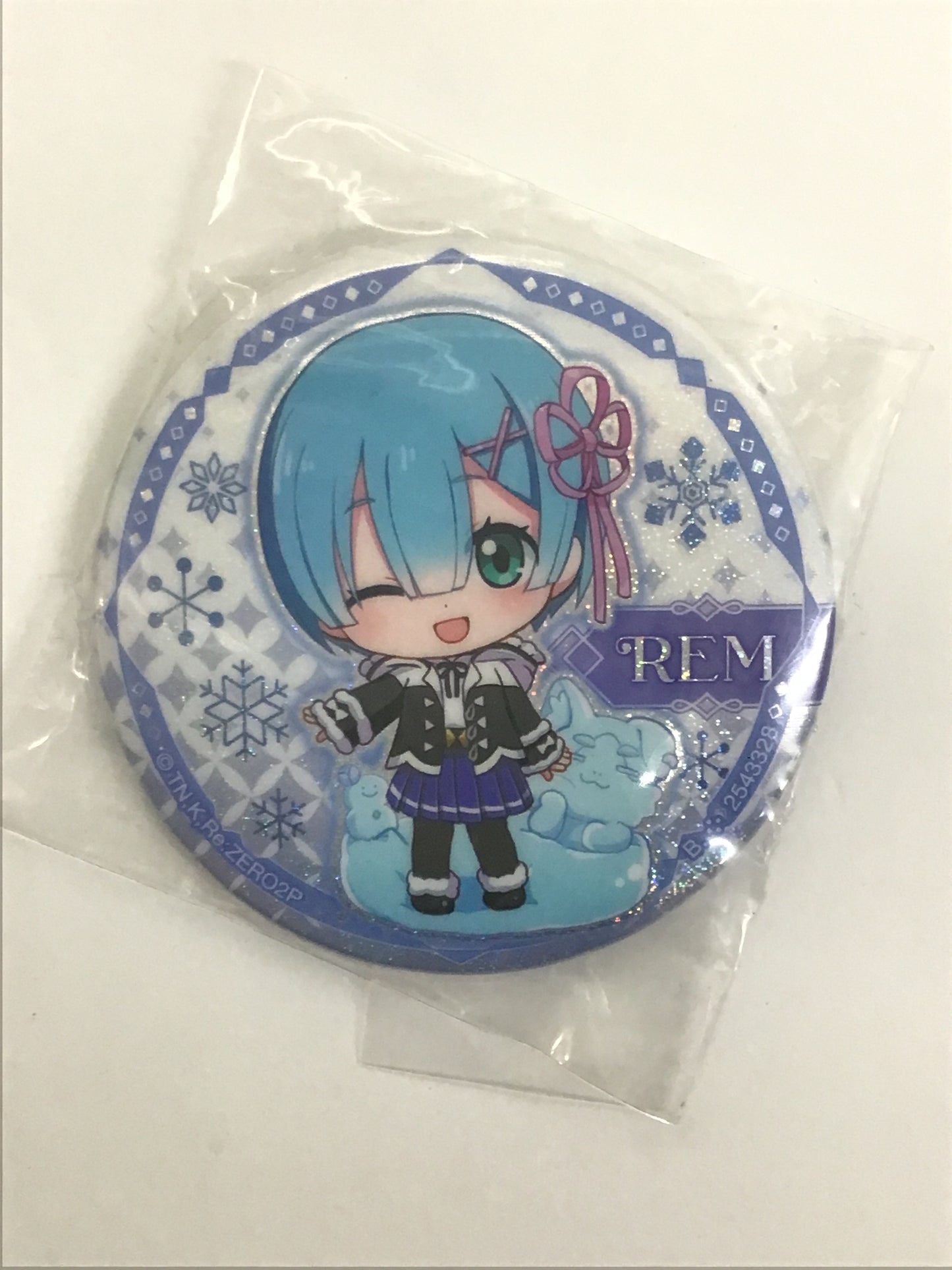 Re:ZERO -Starting Life in Another World- Rem & Ram Aso-to 4 C Prize Can Badge Rem A