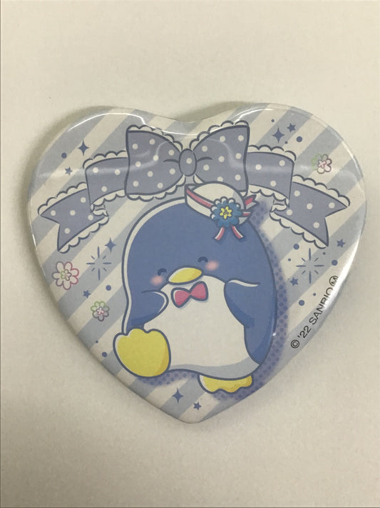 サンリオ キャラクター シークレット ハート型缶バッジ タキシードサム