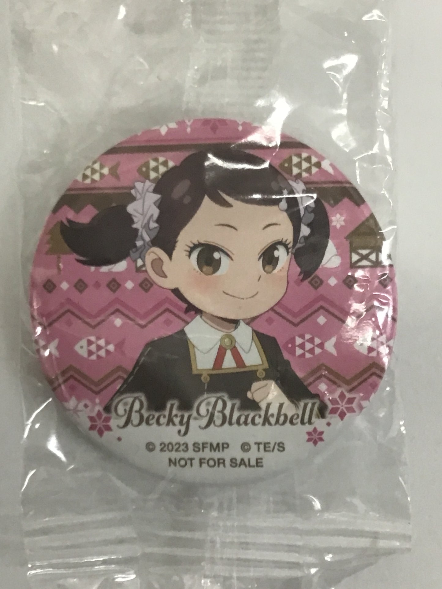SPYxFAMILY CODE: White Movie Version Kura Sushi Original Can Badge Becky