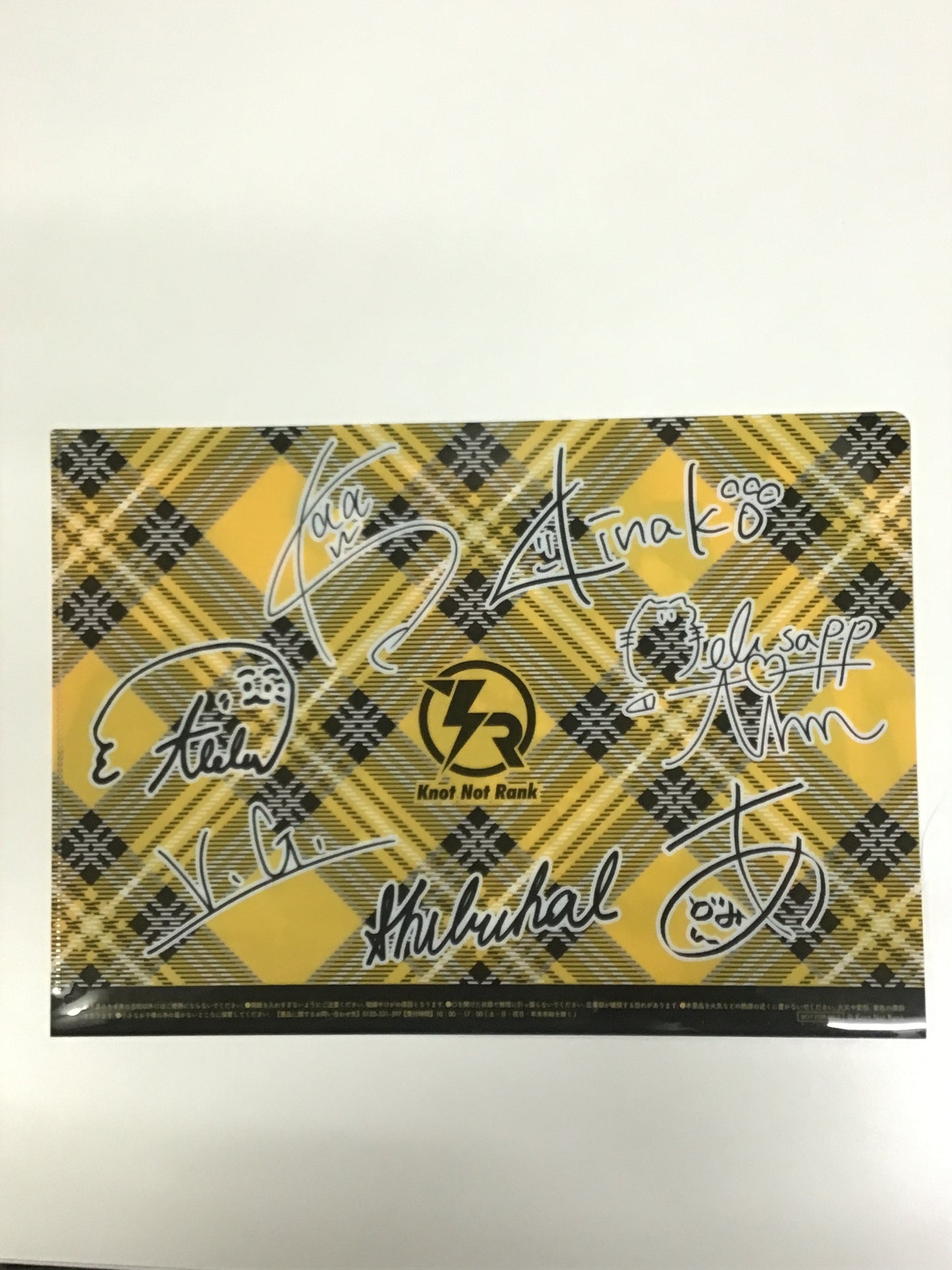 Knot Not Rank ローソン オリジナルクリアファイル KNR集合