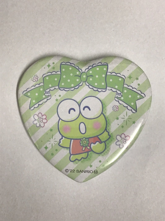 サンリオ キャラクター シークレット ハート型缶バッジ けろけろけろっぴ