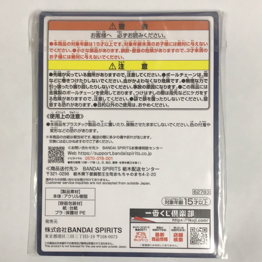 Ichiban Kuji Natsume's Book of Friends Anime 15th Anniversary Party Welcome G Prize Acrylic Charm Black Nyanko