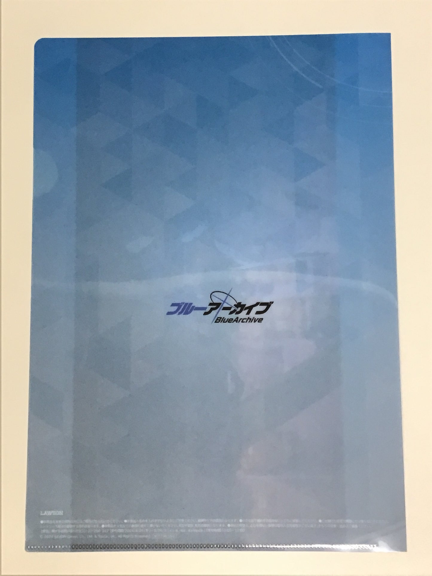 Blue Archive Lawson Original Clear File Sena Memorial Lobby