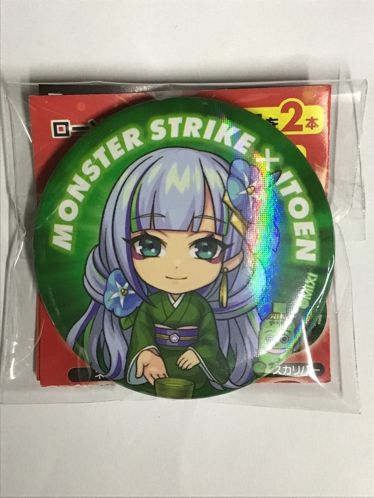 Monster Strike x Oi Ocha Lawson Exclusive Original Can Badge Sen no Rikyū