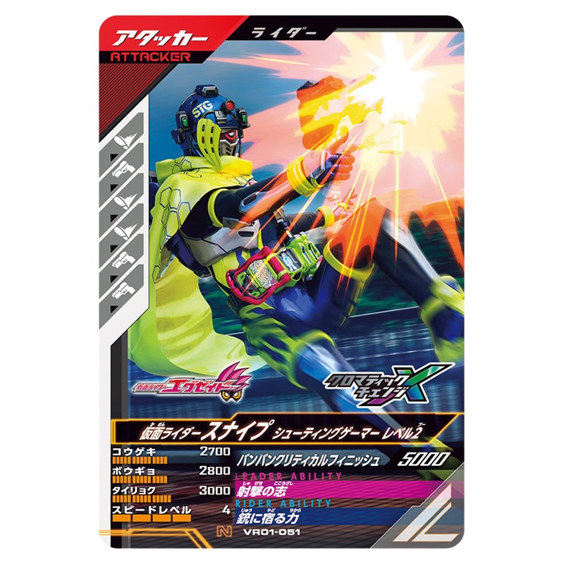 仮面ライダースナイプ シューティングゲーマー レベル2