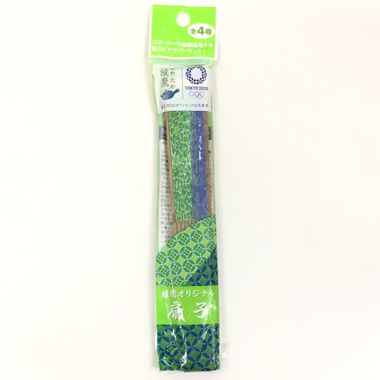 東京2020オリンピック 綾鷹オリジナル 扇子 七宝