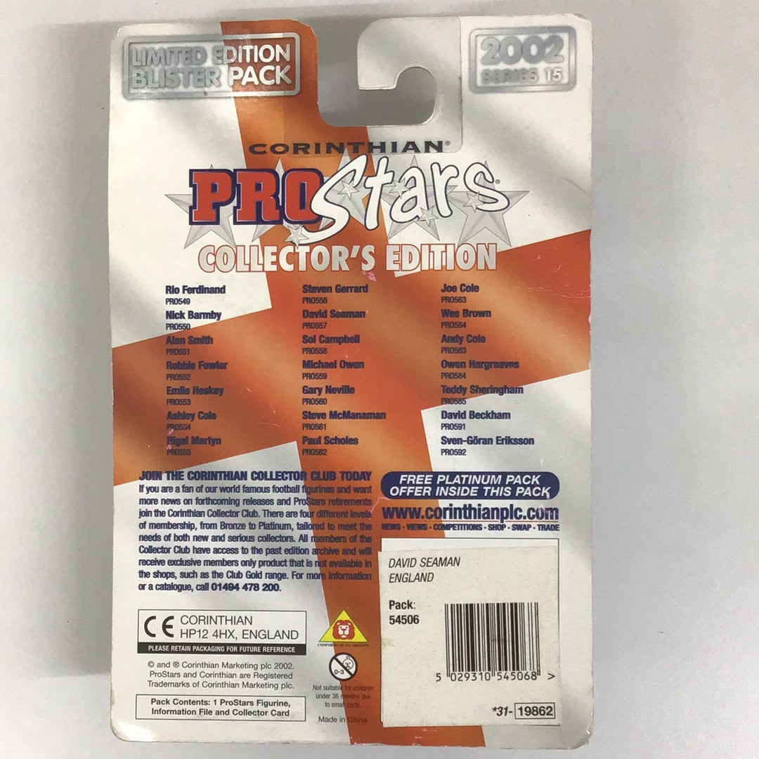 PRO Stars COLLECTOR‘S EDITION デビッド・シーマン イングランド 2002 SERIES 15