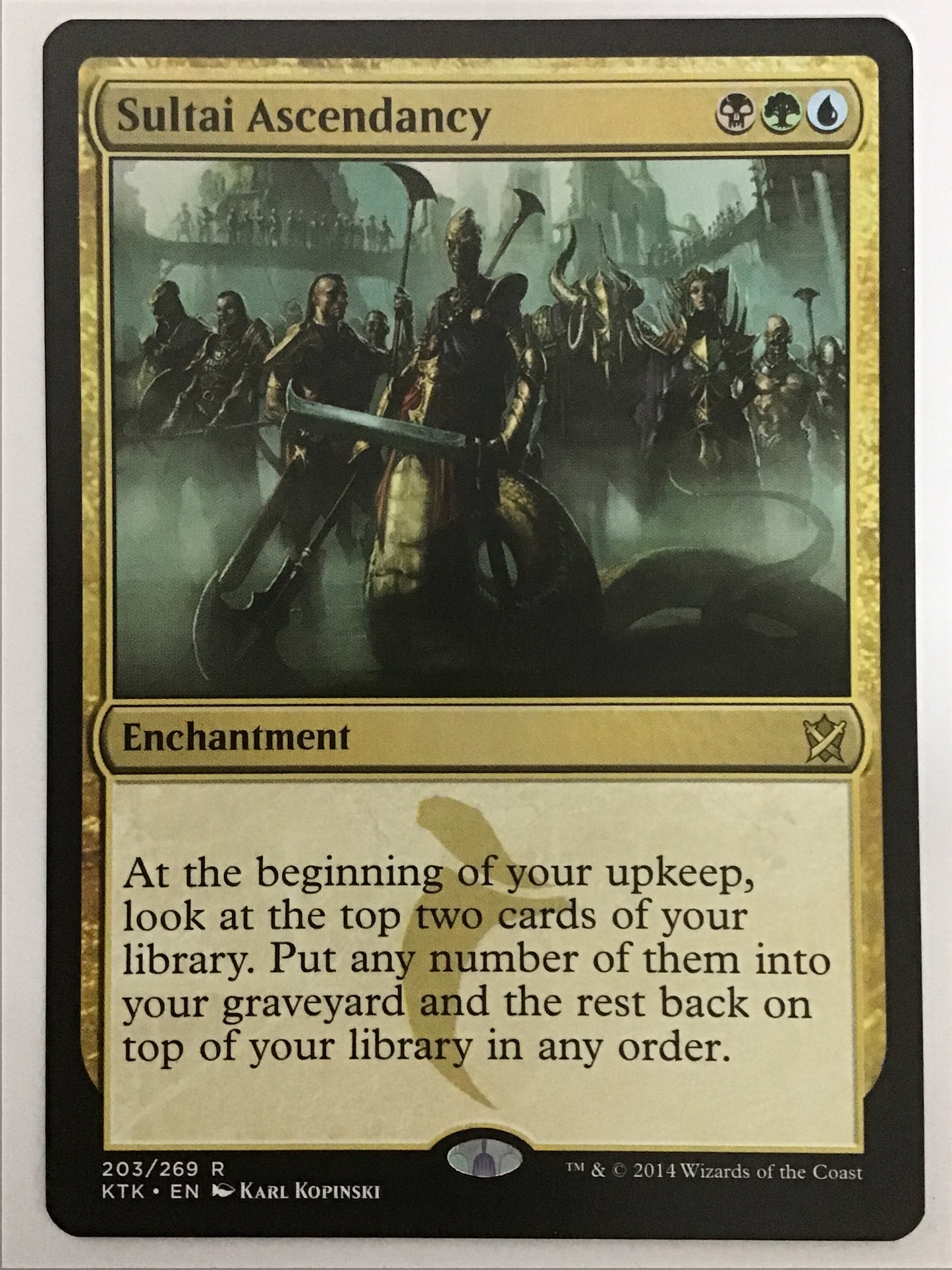 [EN] スゥルタイの隆盛/ｽｩﾙﾀｲﾉﾘｭｳｾｲ/Sultai Ascendancy - KTK 203/269