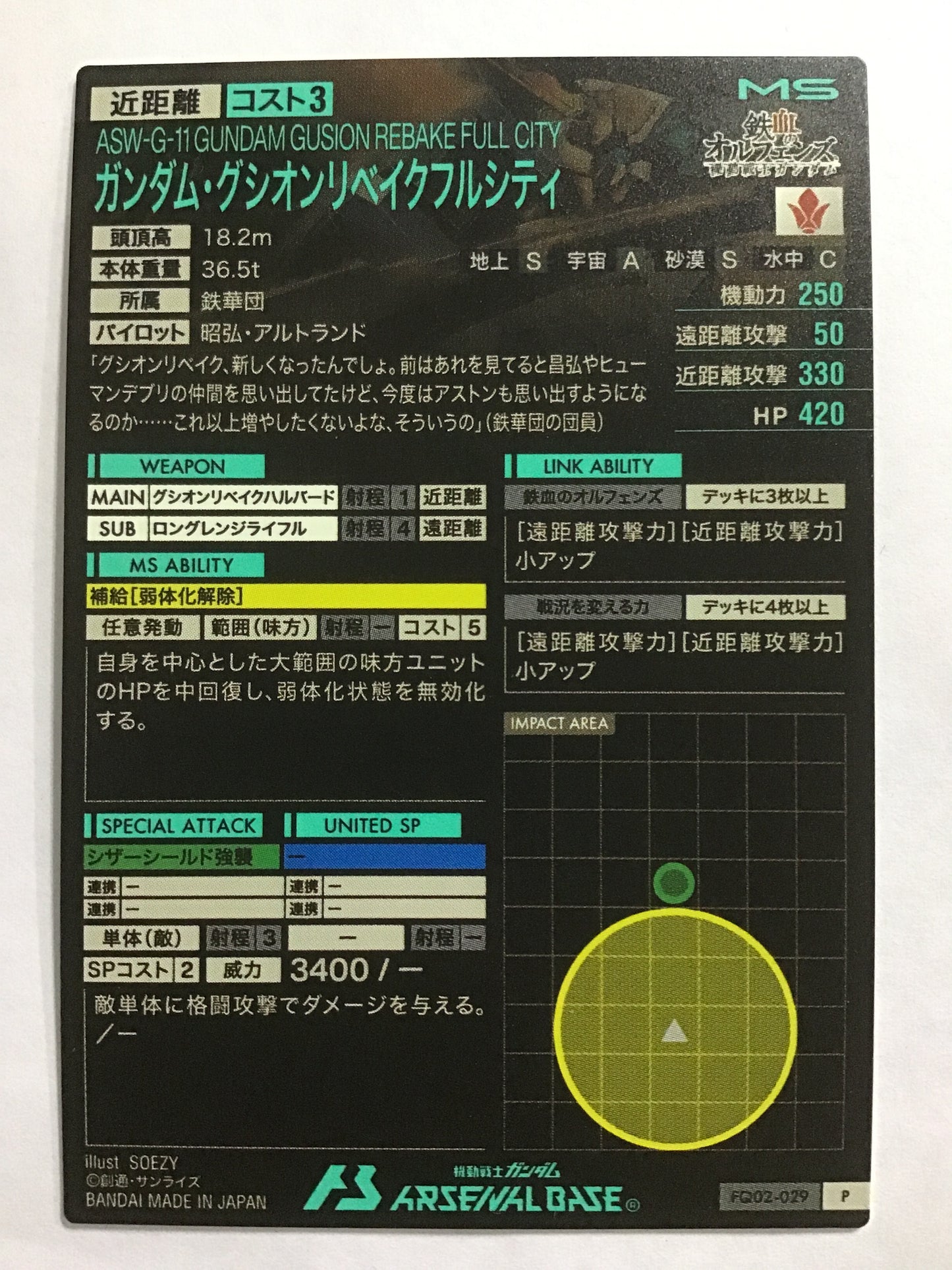 [EN] Gundam Gusion Rebake Full City/Gundam Gusion Rebake Full City/Gundam Gusion Rebake Full City - FQ02-029/P
