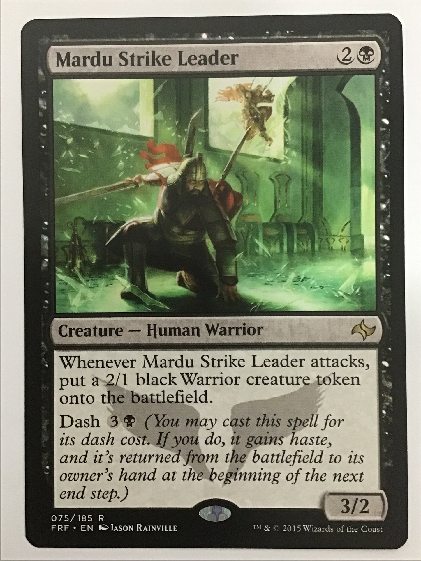 [EN] マルドゥの急襲指揮者/ﾏﾙﾄﾞｩﾉｷｭｳｼｭｳｼｷｼｬ/Mardu Strike Leader - FRF 075/185