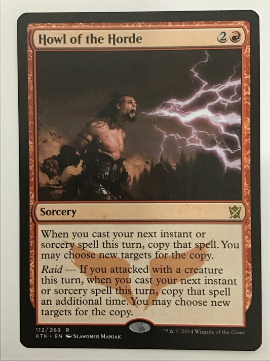 [EN] 軍族の雄叫び/ｸﾞﾝｿﾞｸﾉｵﾀｹﾋﾞ/Howl of the Hord- KTK 112/269