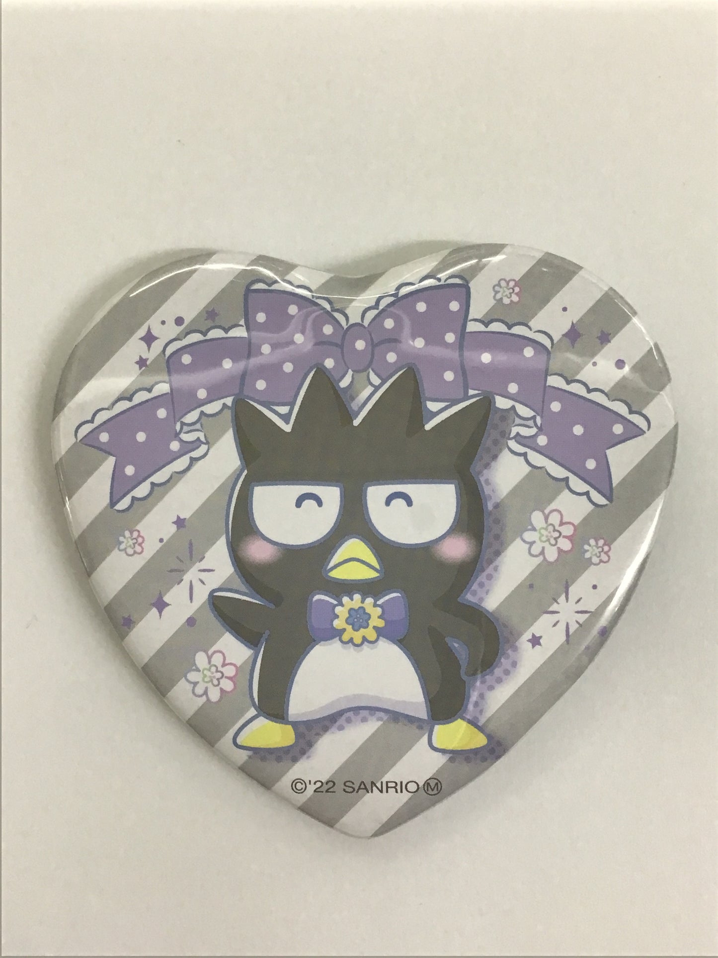 Sanrio Character Secret Heart-shaped Pin Badge: Bad Badtz-Maru