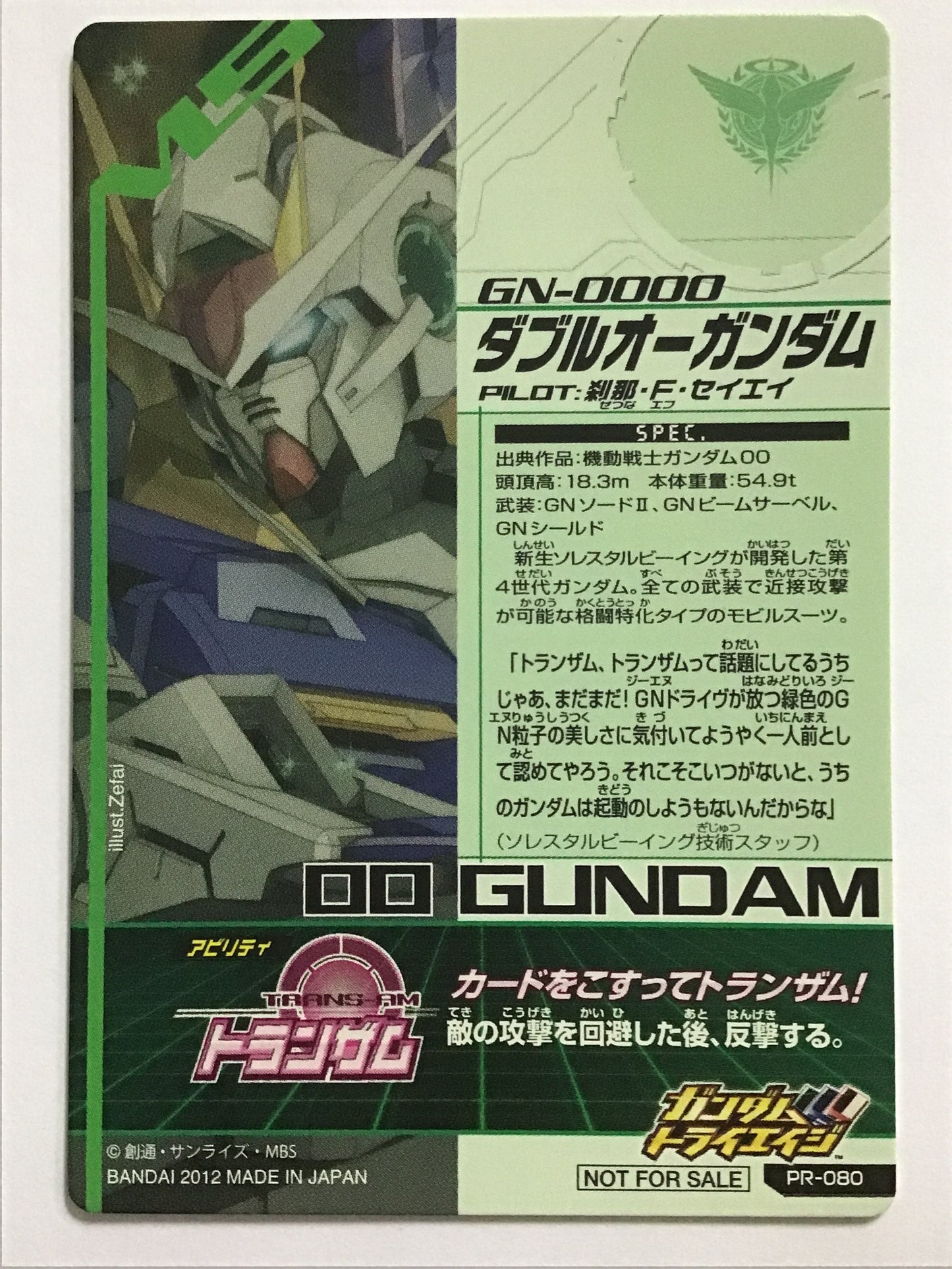 [JP] ダブルオーガンダム/ダブルオーガン/PR - PR-080/PR,プロモ