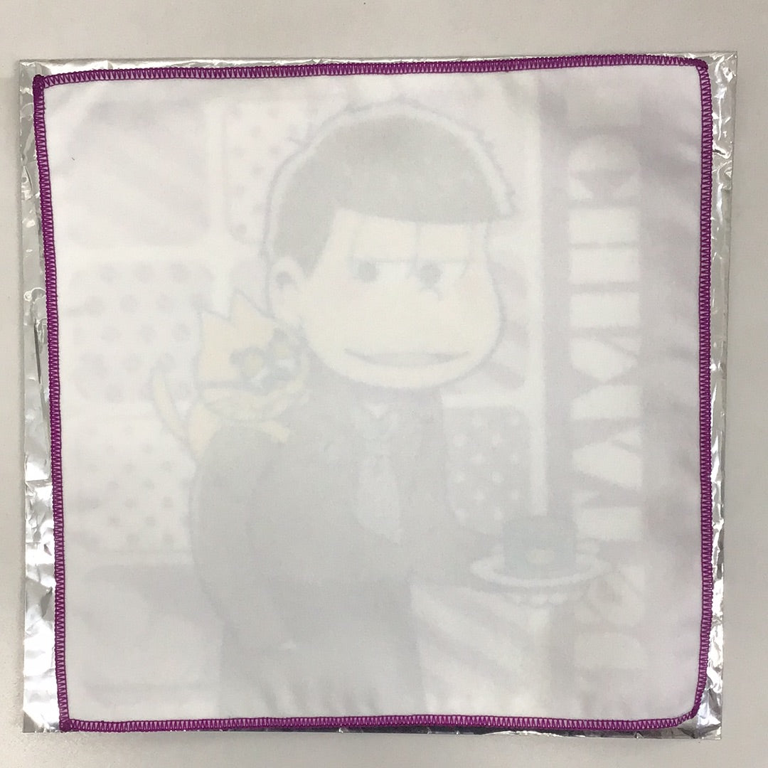 Sega Collaboration Cafe Osomatsu-san Microfiber Towel Karamatsu (life-size) Cafe ver.