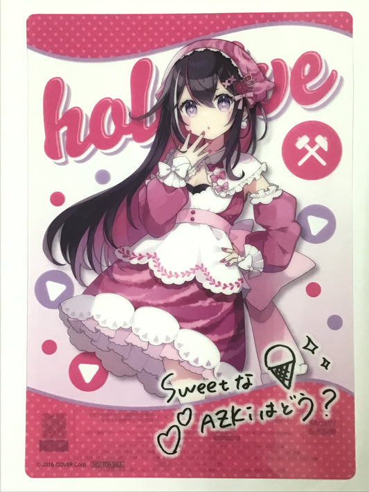 ホロライブ×ファミリーマート 冬のホロマートキャンペーン A5サイズクリアポスター AZKi