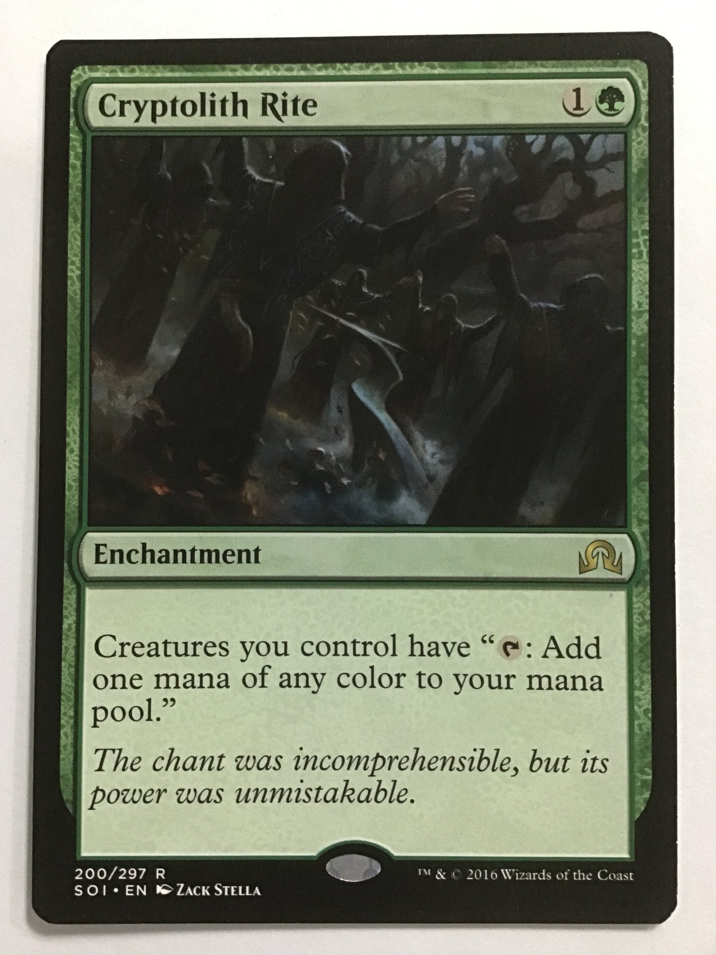 [EN] 謎の石の儀式/ﾅｿﾞﾉｲｼﾉｷﾞｼｷ/Cryptolith Rite - SOI 200/297/R