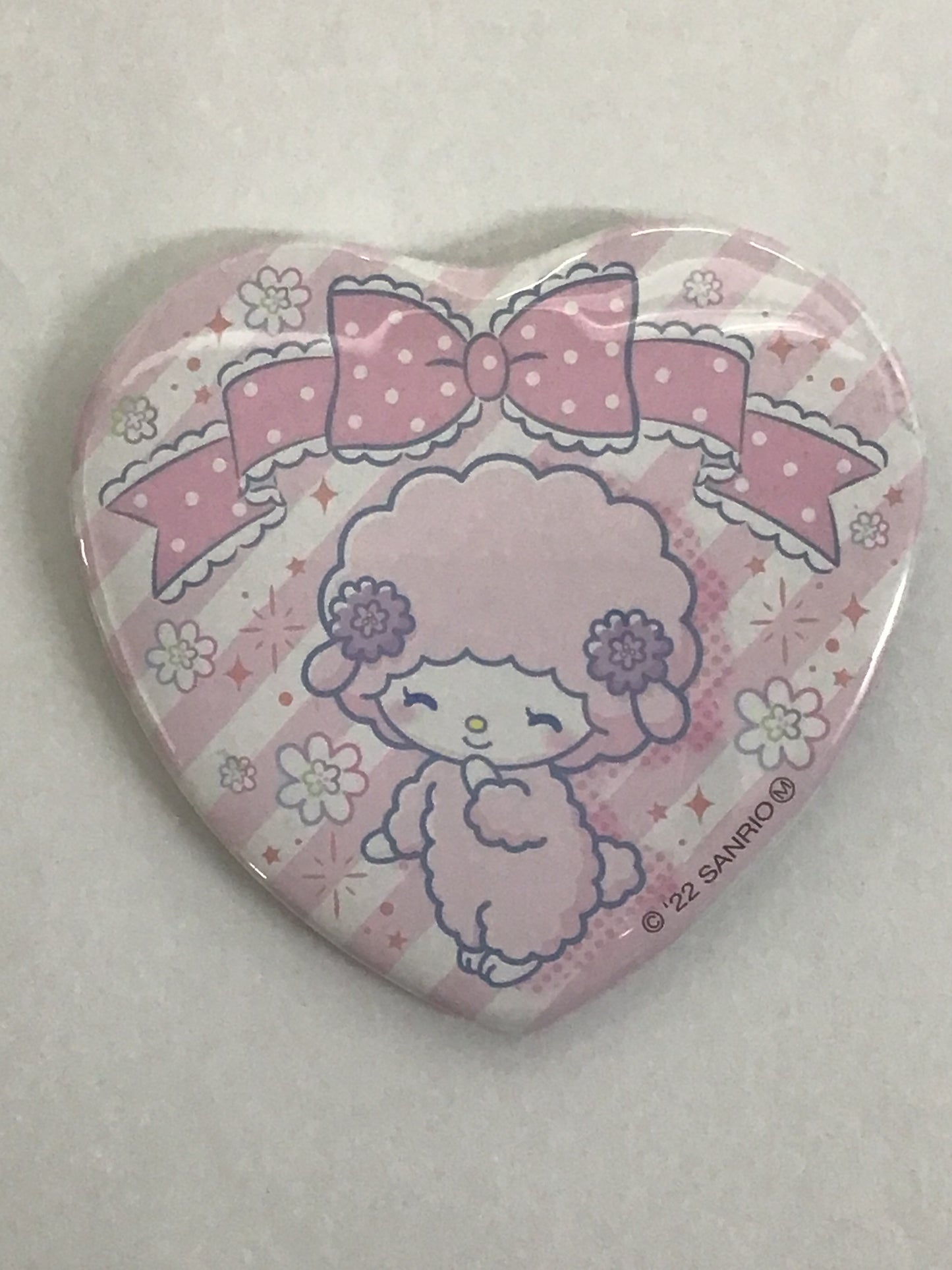 サンリオ キャラクター シークレット ハート型缶バッジ マイスウィートピアノ