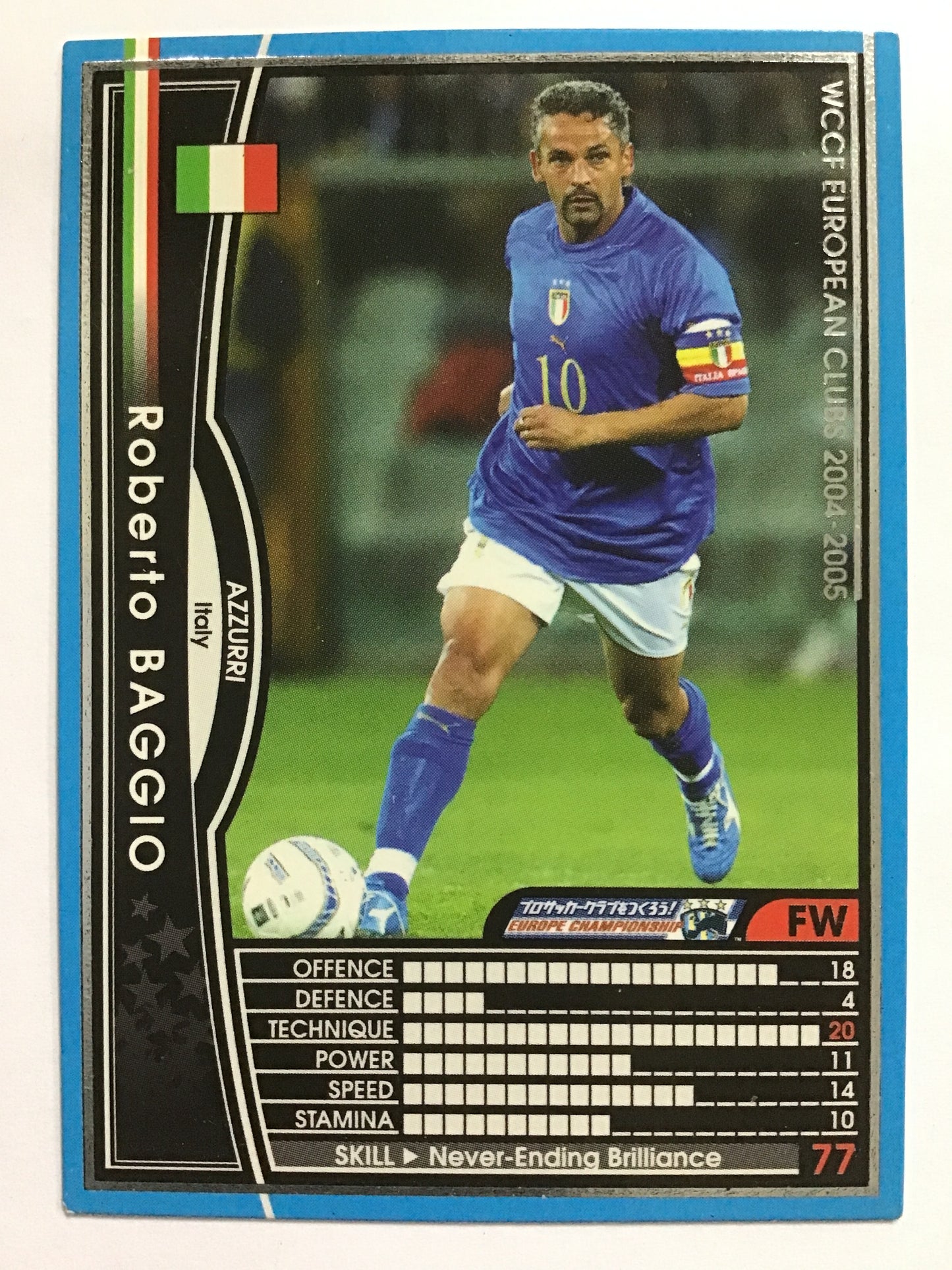 [JP] 04-05 Roberto Baggio/Roberto Baggio/Roberto Baggio - (04-05)Prosaccura/04-05/Black EXTRA