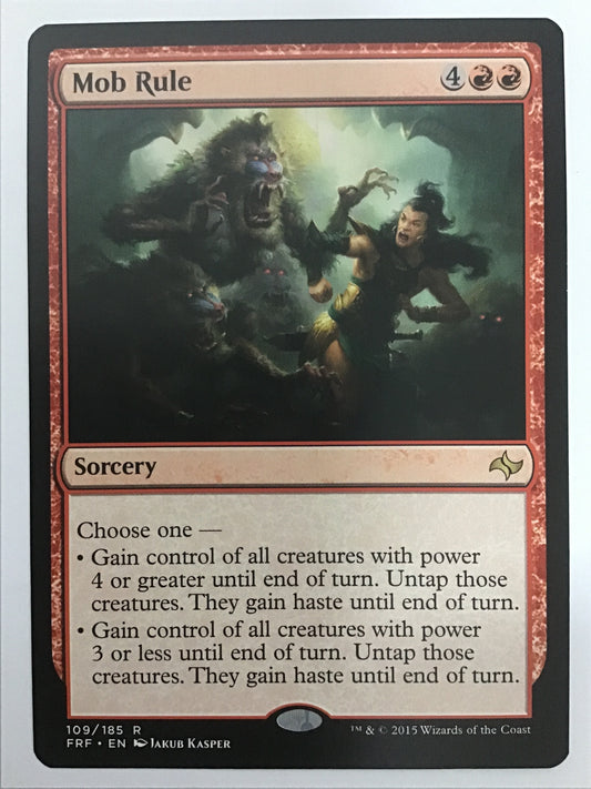 [EN] 群衆の掟/ｸﾞﾝｼｭｳﾉｵｷﾃ/Mob Rule - FRF 109/185