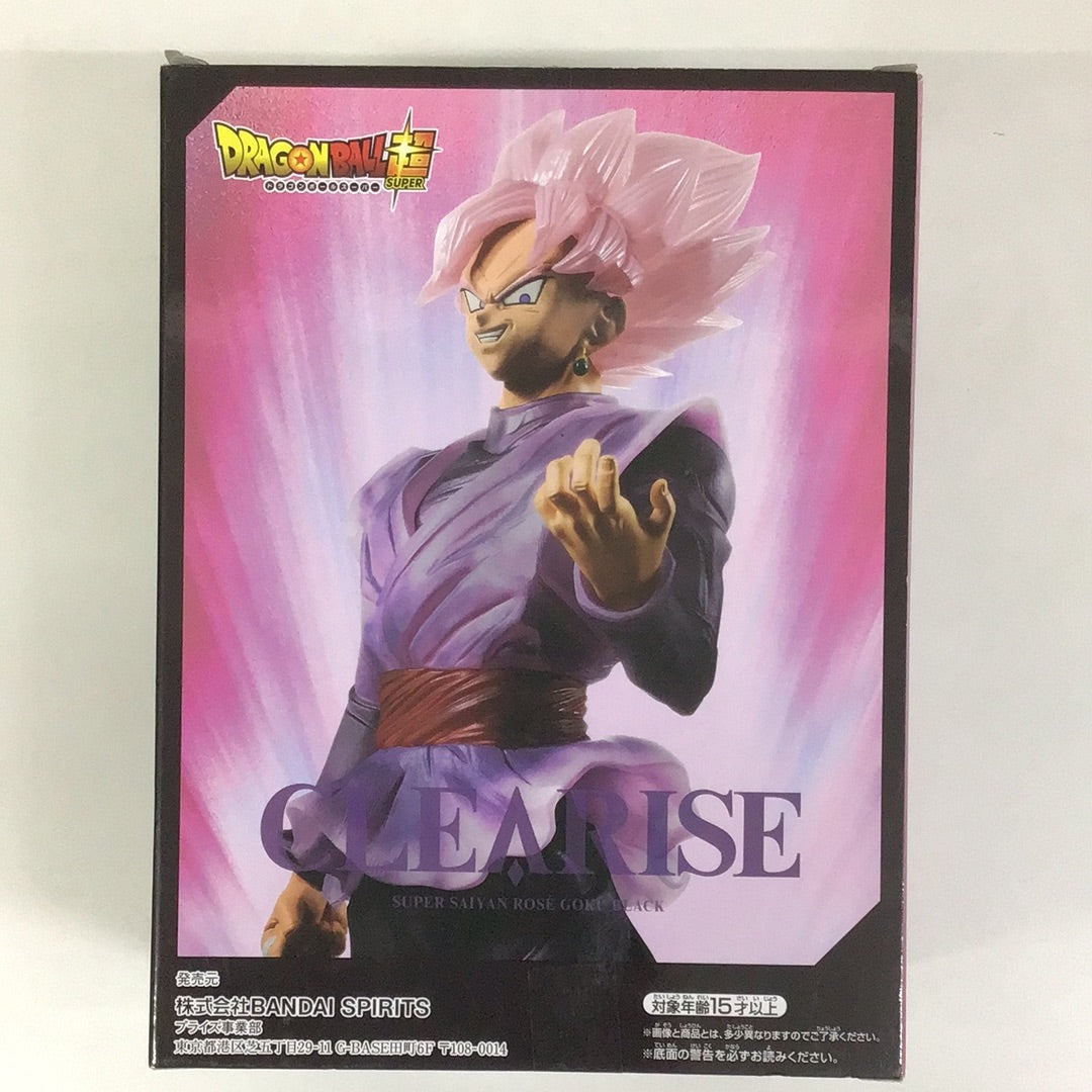 Prize Dragon Ball Super CLEARISE Super Saiyan Rose Goku Black