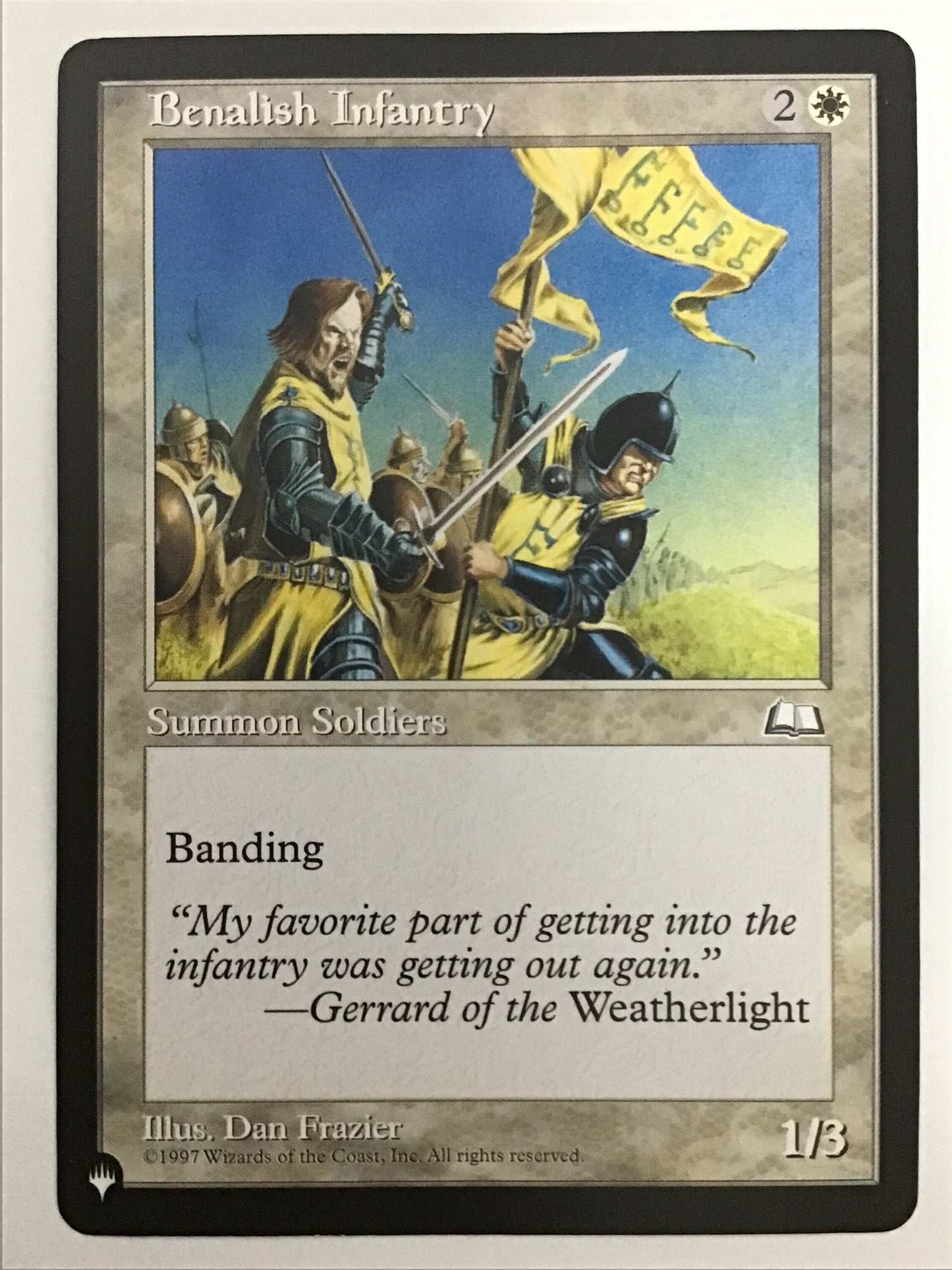 [EN] ベナリアの歩兵部隊/ﾍﾞﾅﾘｱﾉﾎﾍｲﾌﾞﾀｲ/Benalish Infantr- WTH-008/167/LIST-