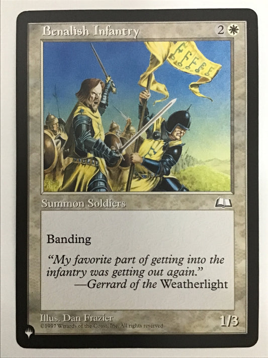 [EN] ベナリアの歩兵部隊/ﾍﾞﾅﾘｱﾉﾎﾍｲﾌﾞﾀｲ/Benalish Infantr- WTH-008/167/LIST-