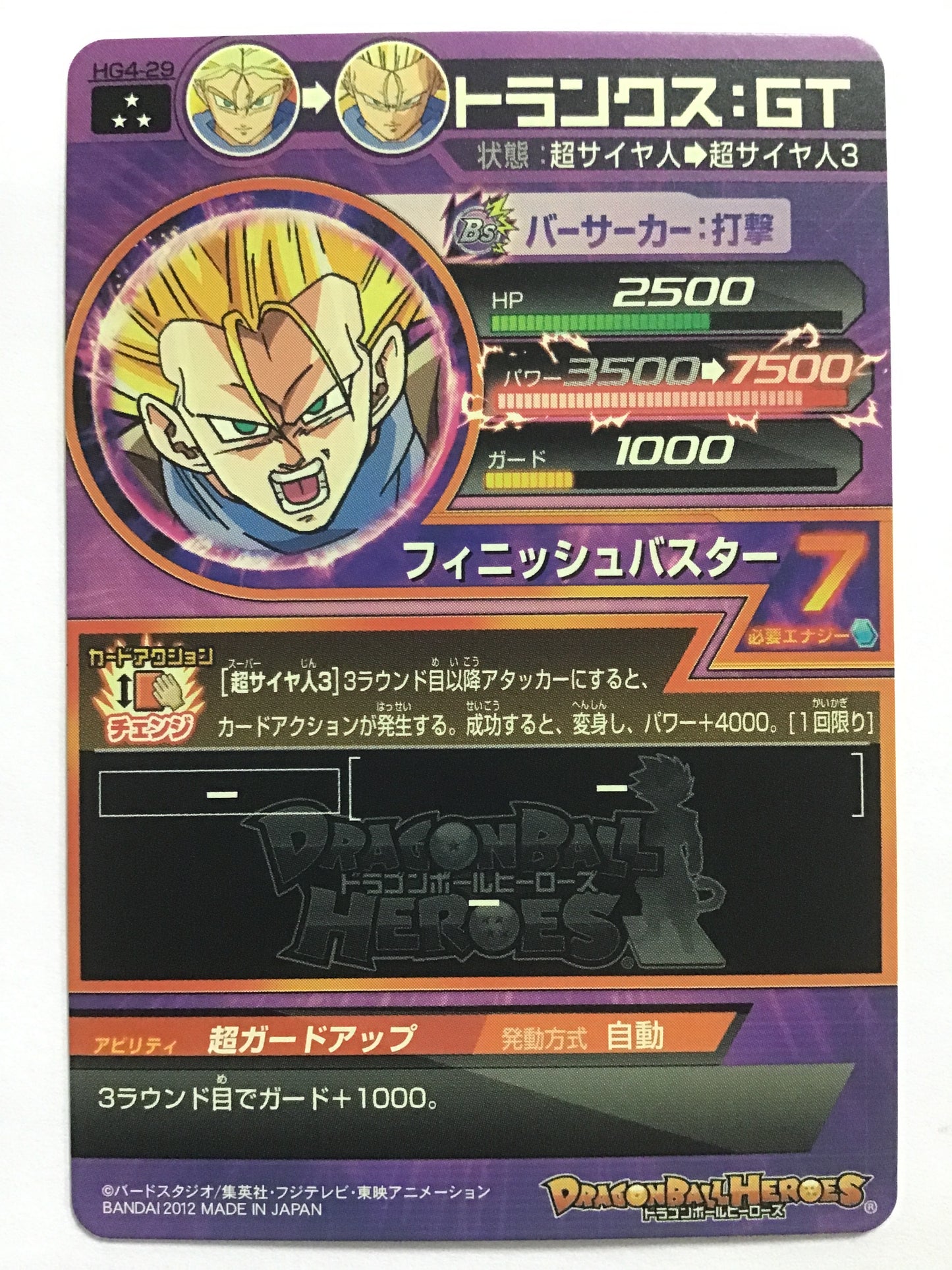 [JP] Trunks: GT/Trunks G.T./Trunks G.T. - HG4-29/SR