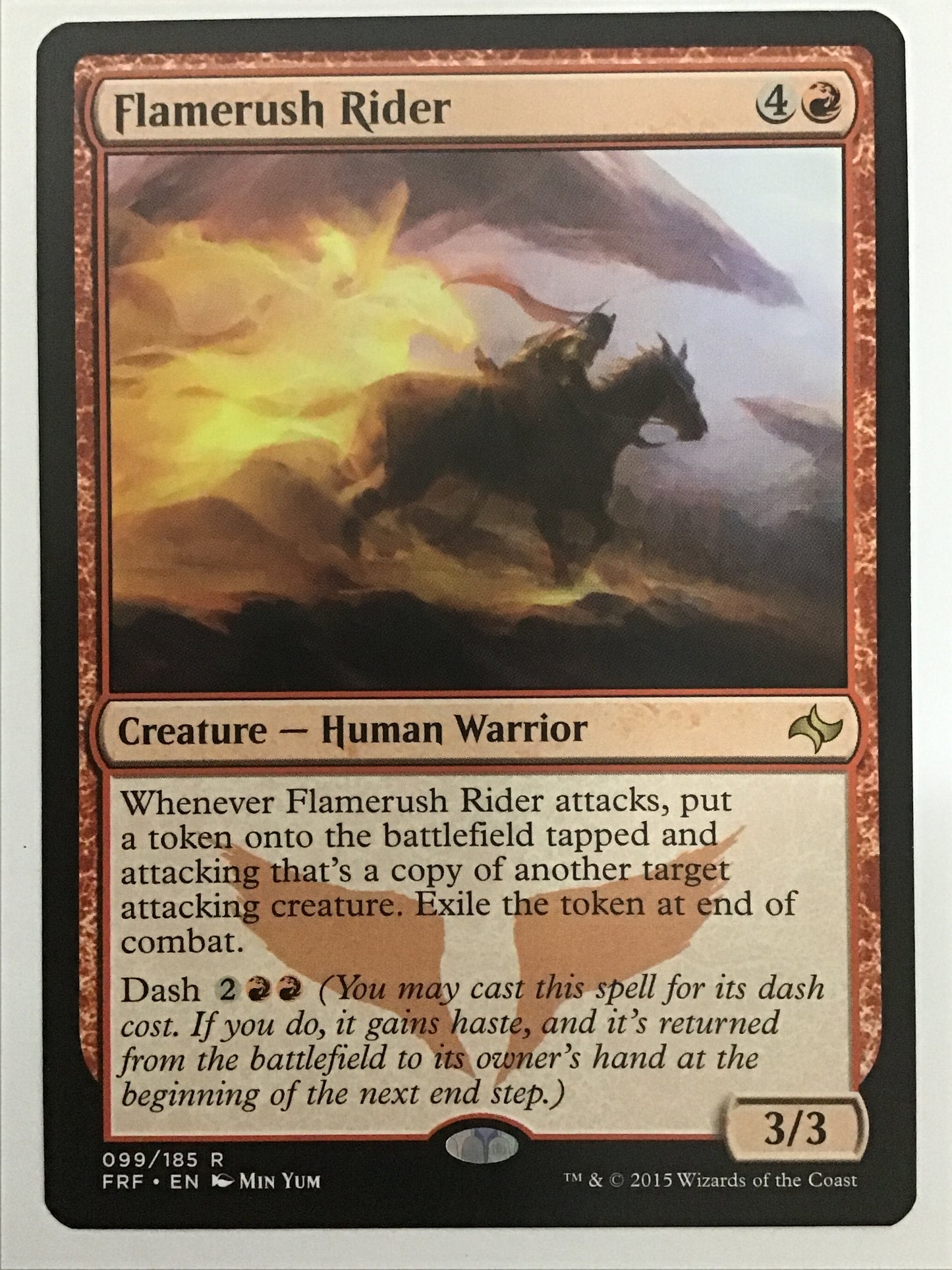 [EN] 炎駆の乗り手/ｴﾝｸﾉﾉﾘﾃ/Flamerush Rider - FRF 099/185