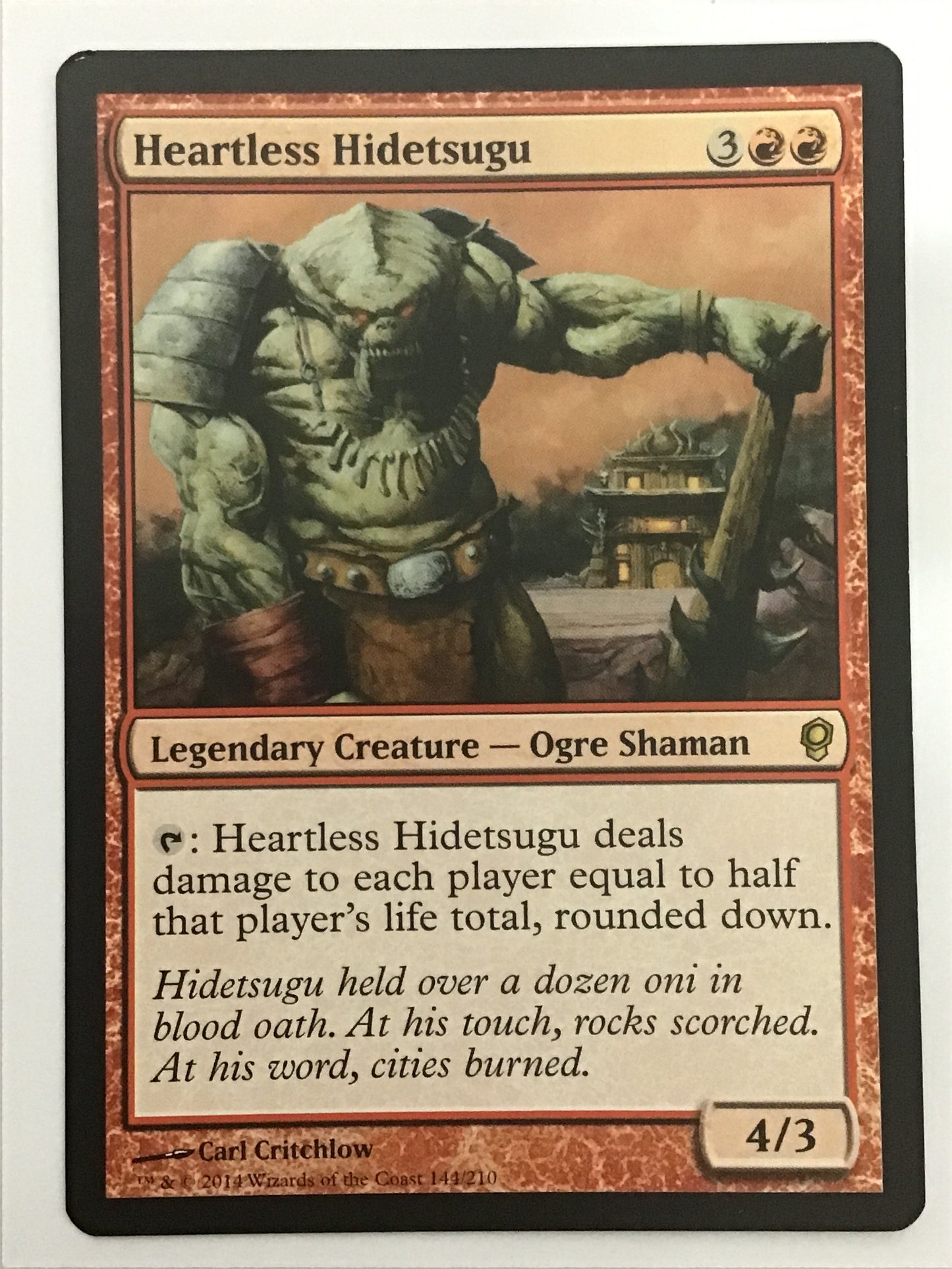 [EN] 無情の碑出告/ﾑｼﾞｮｳﾉﾋﾃﾞﾂｸﾞ/Heartless Hidetsugu- CNS-144/210