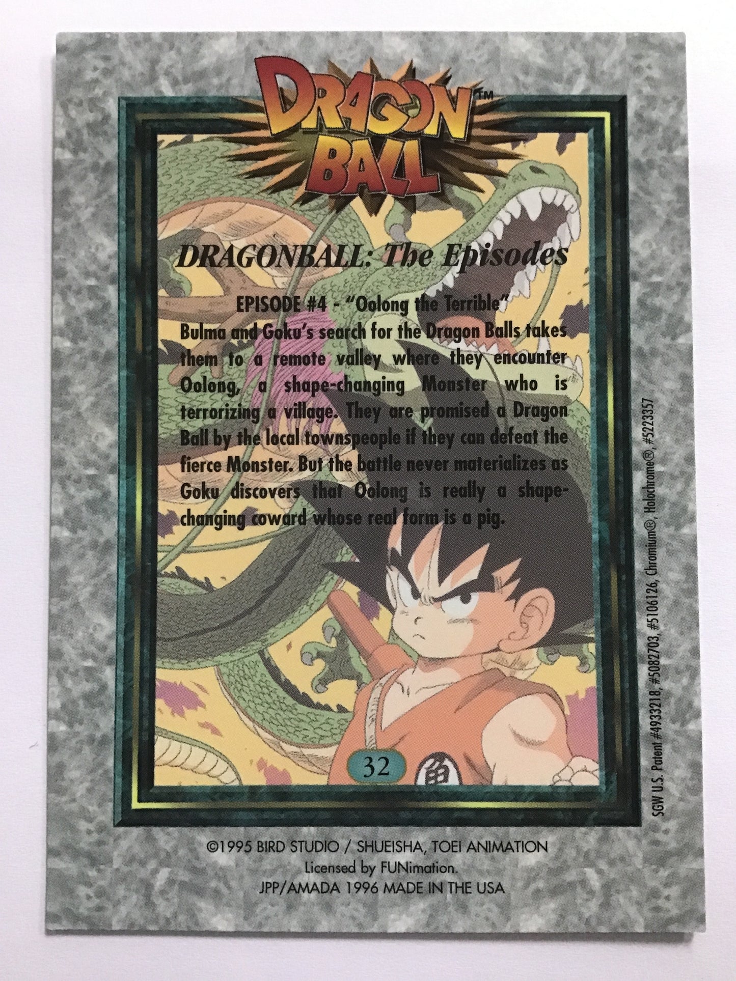 ドラゴンボール トレーディングコレクション アマダ USA版 32 亀仙人