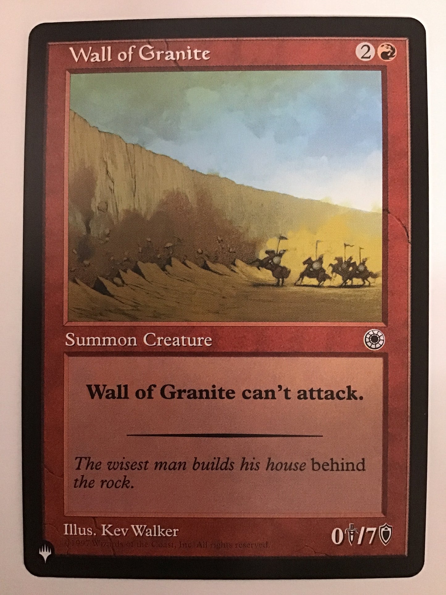 [EN] 花崗岩の壁/ｶｺｳｶﾞﾝﾉｶﾍﾞ/Wall of Granite- POR LIST-