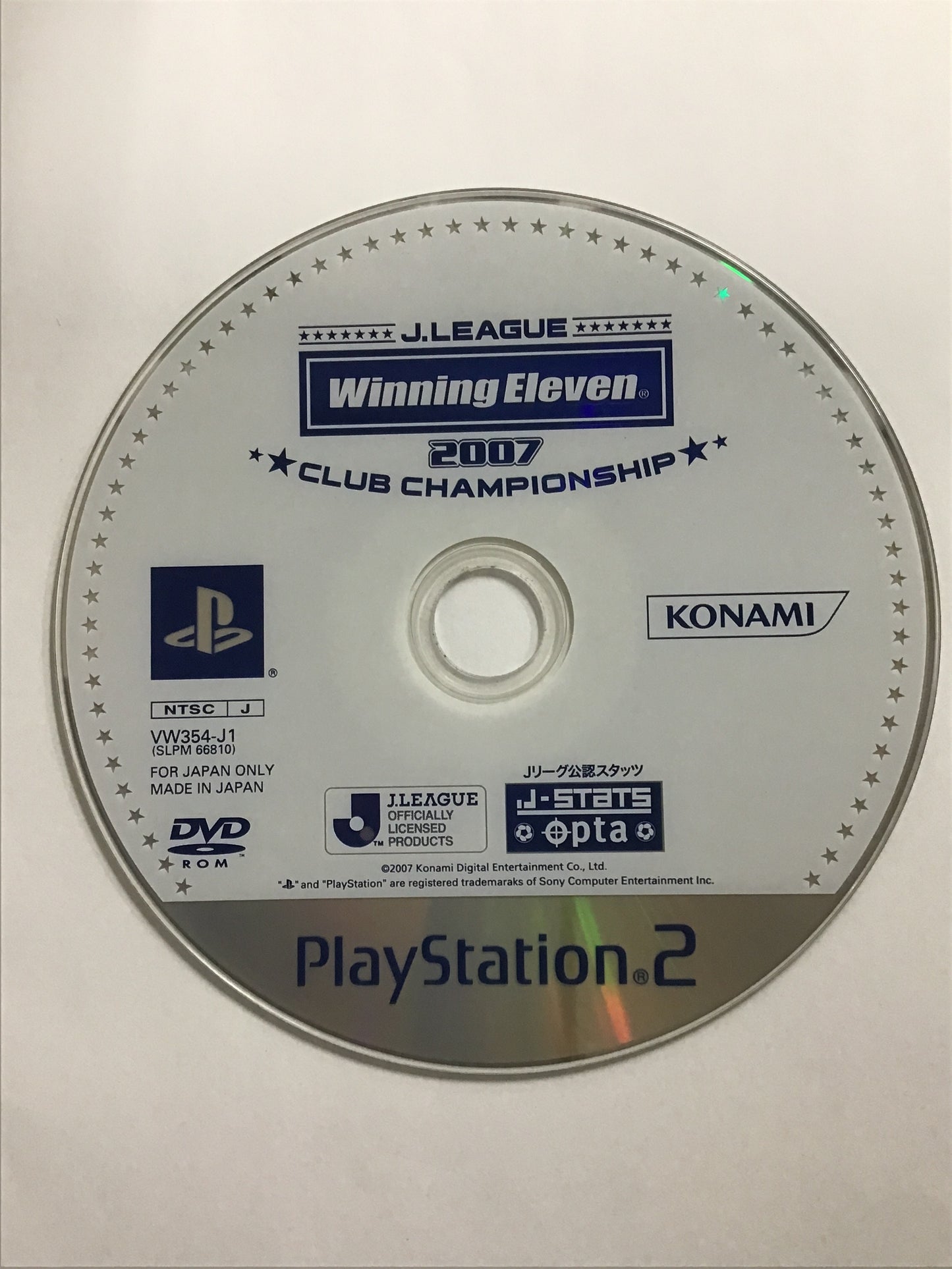 [JP] Ｊリーグウイニングイレブン２００７ クラブチャンピオンシップ /ｼﾞｪｰﾘｰｸﾞｳｲﾆﾝｸﾞｲﾚﾌﾞﾝ2007ｸﾗﾌﾞﾁｬﾝﾋﾟｵﾝｼｯﾌﾟ/ - [PS2]3967